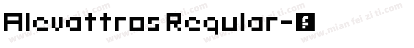 Alevattros Regular字体转换